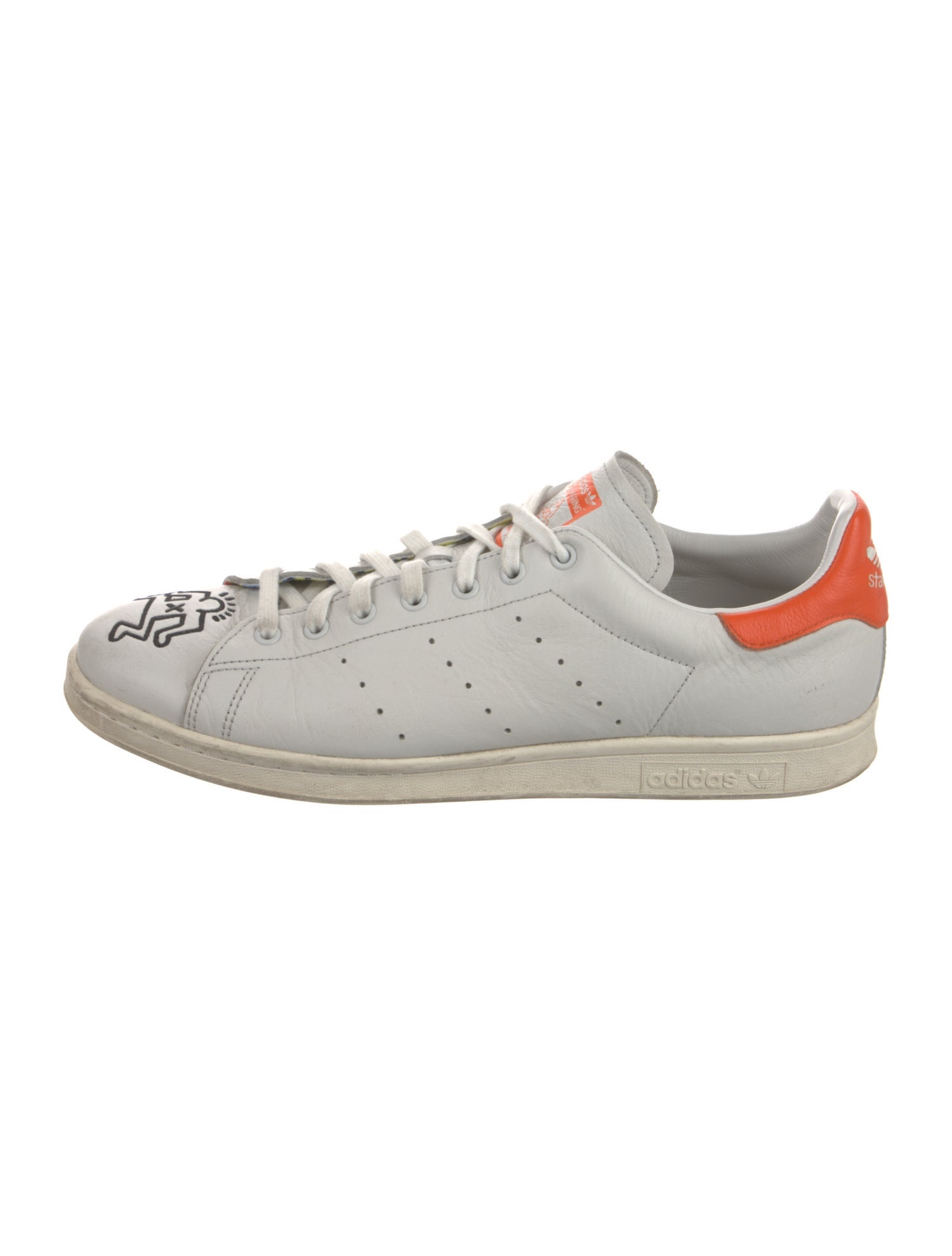 adidas Originals x Keith Haring Leather Printed Sneakers