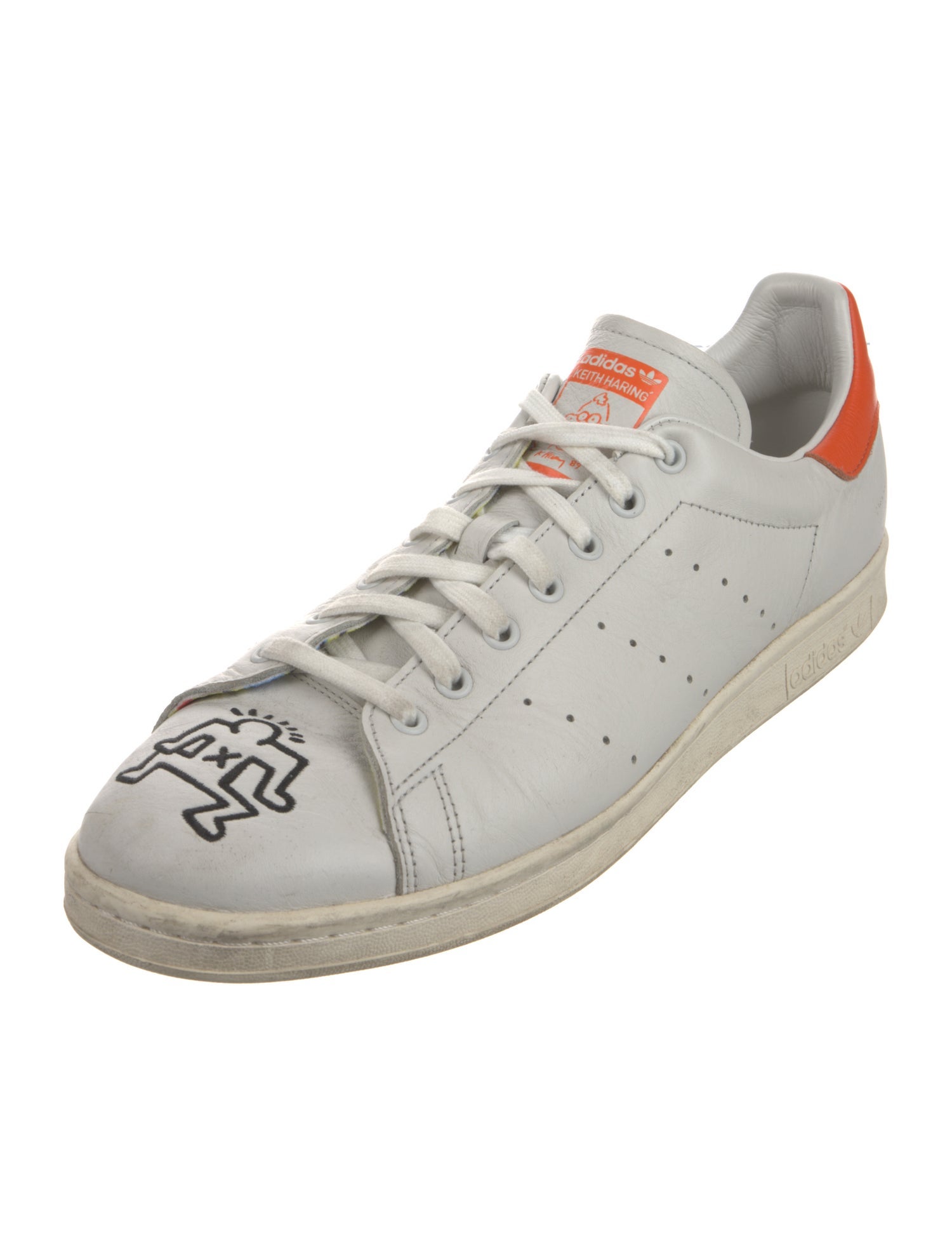 adidas Originals x Keith Haring Leather Printed Sneakers