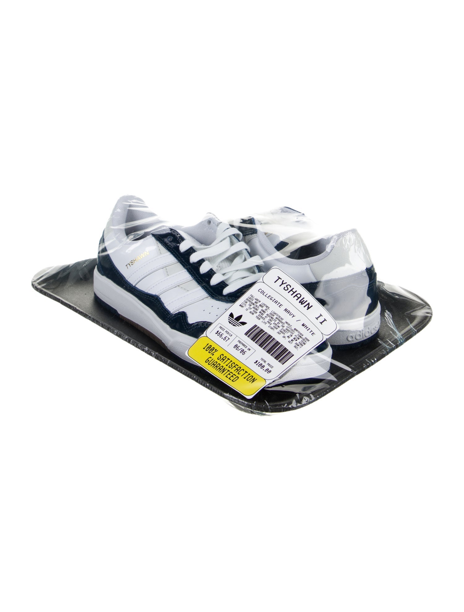 Adidas x Tyshawn Leather Printed Sneakers w/ Tags