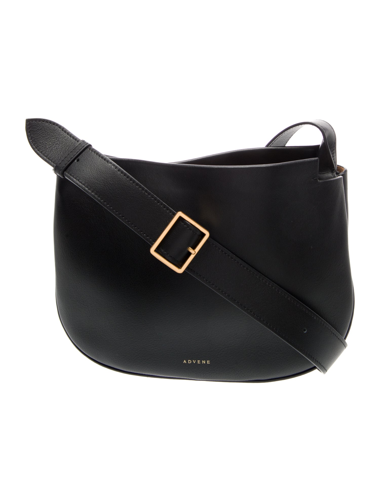 advene Leather Top Handle Bag