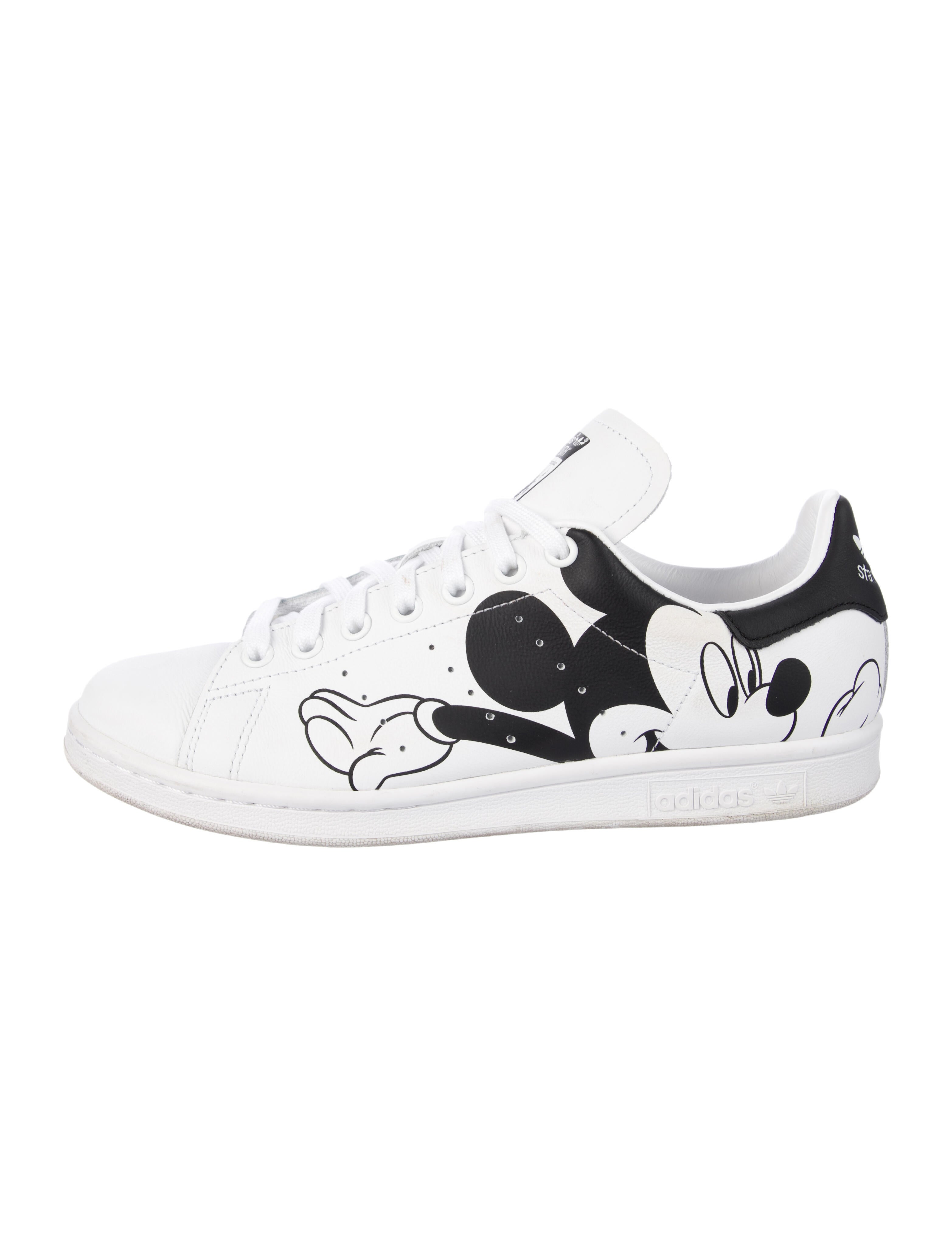 Adidas x Disney Leather Printed Sneakers