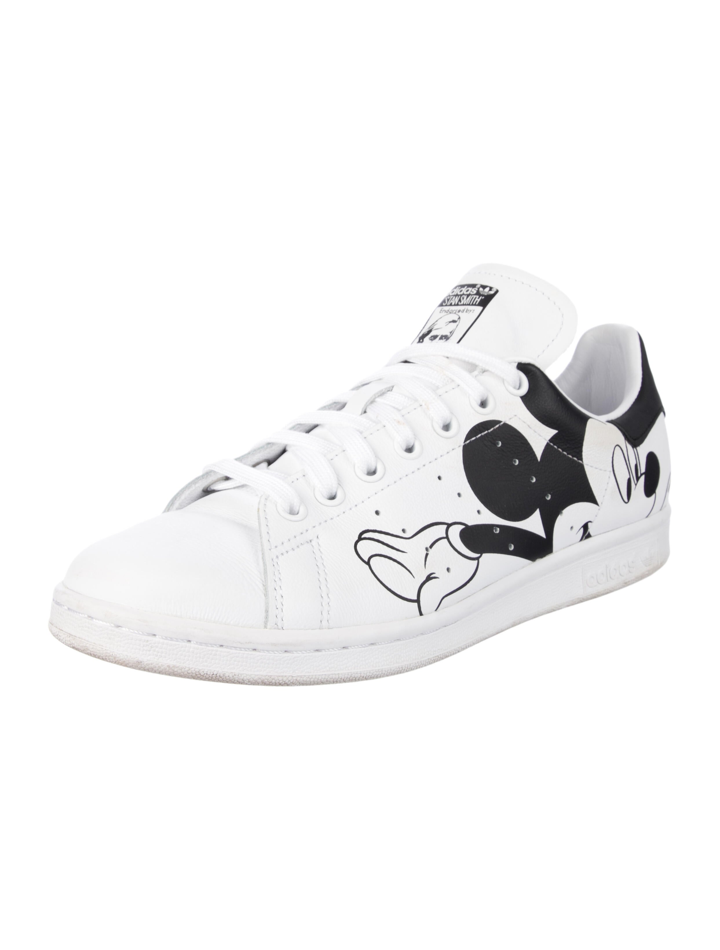 Adidas x Disney Leather Printed Sneakers