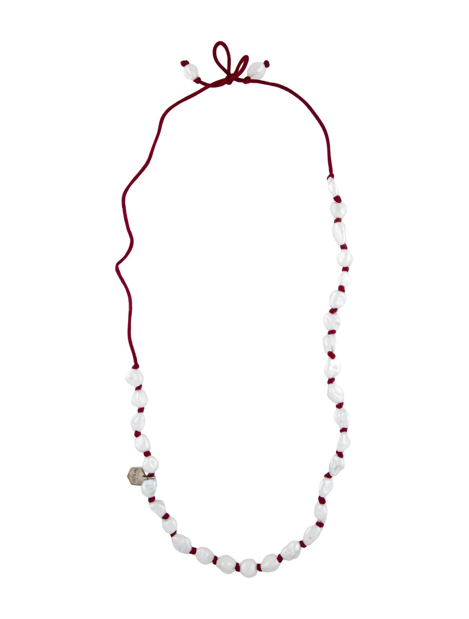 Ann Dexter-Jones Baroque Pearl Strand Station Necklace