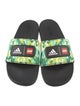 Adidas x Lego Leather Printed Slides