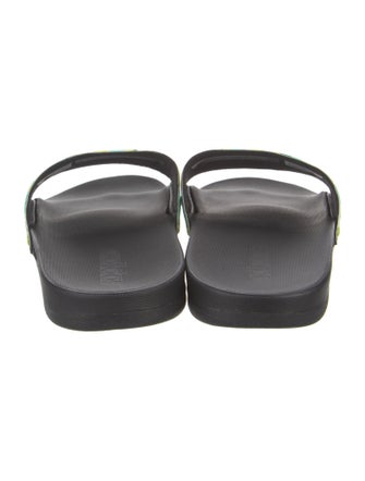 Adidas x Lego Leather Printed Slides