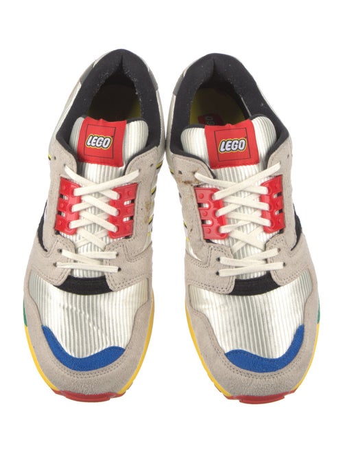 Adidas x Lego Suede Colorblock Pattern Athletic Sneakers