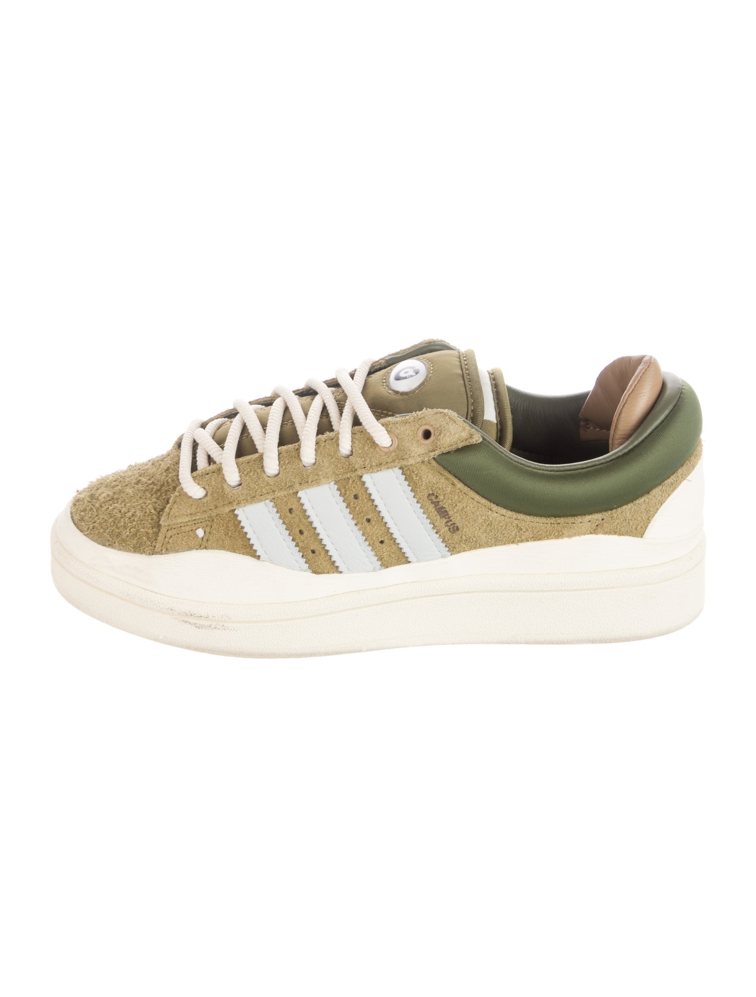Adidas x Bad Bunny Suede Colorblock Pattern Sneakers