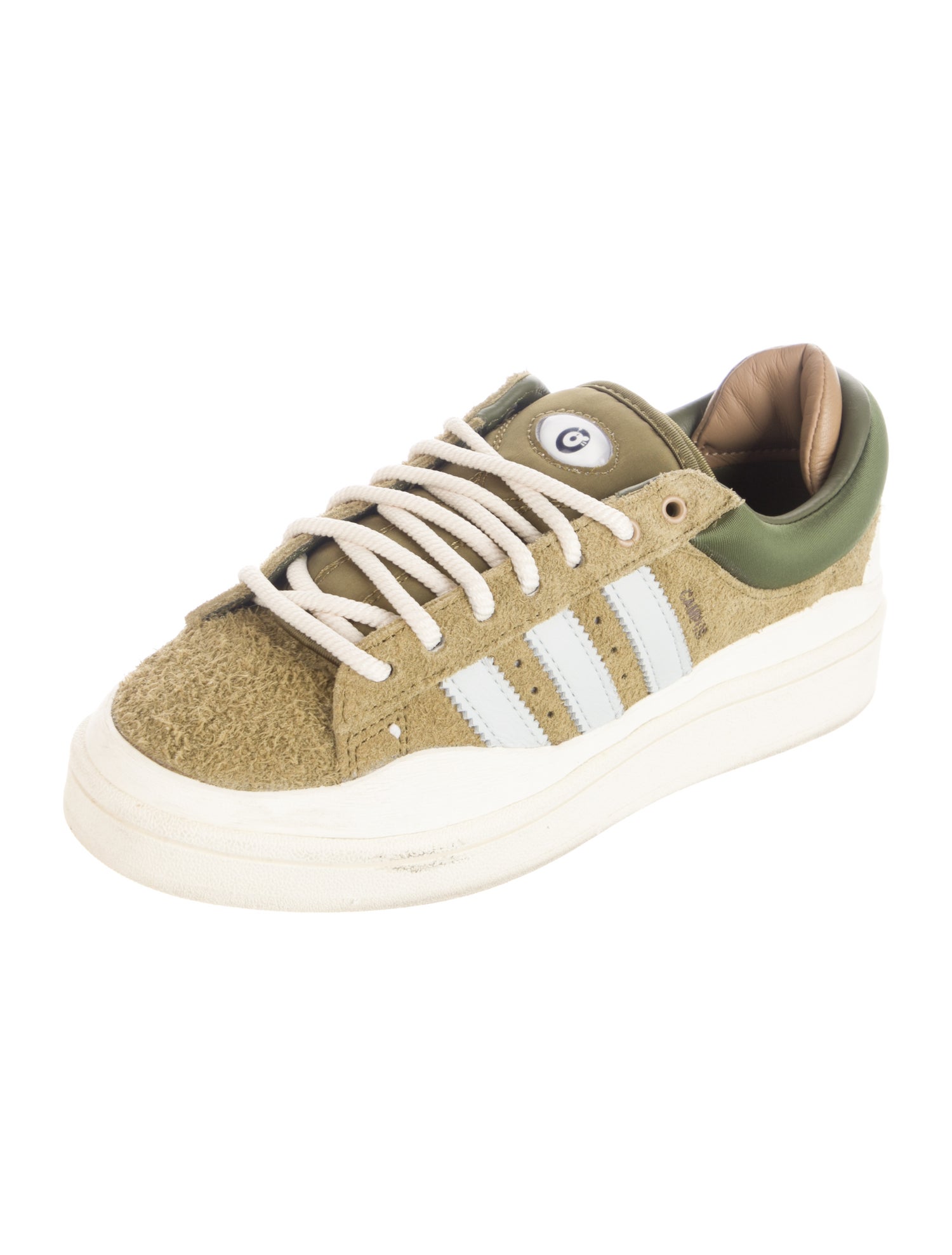 Adidas x Bad Bunny Suede Colorblock Pattern Sneakers