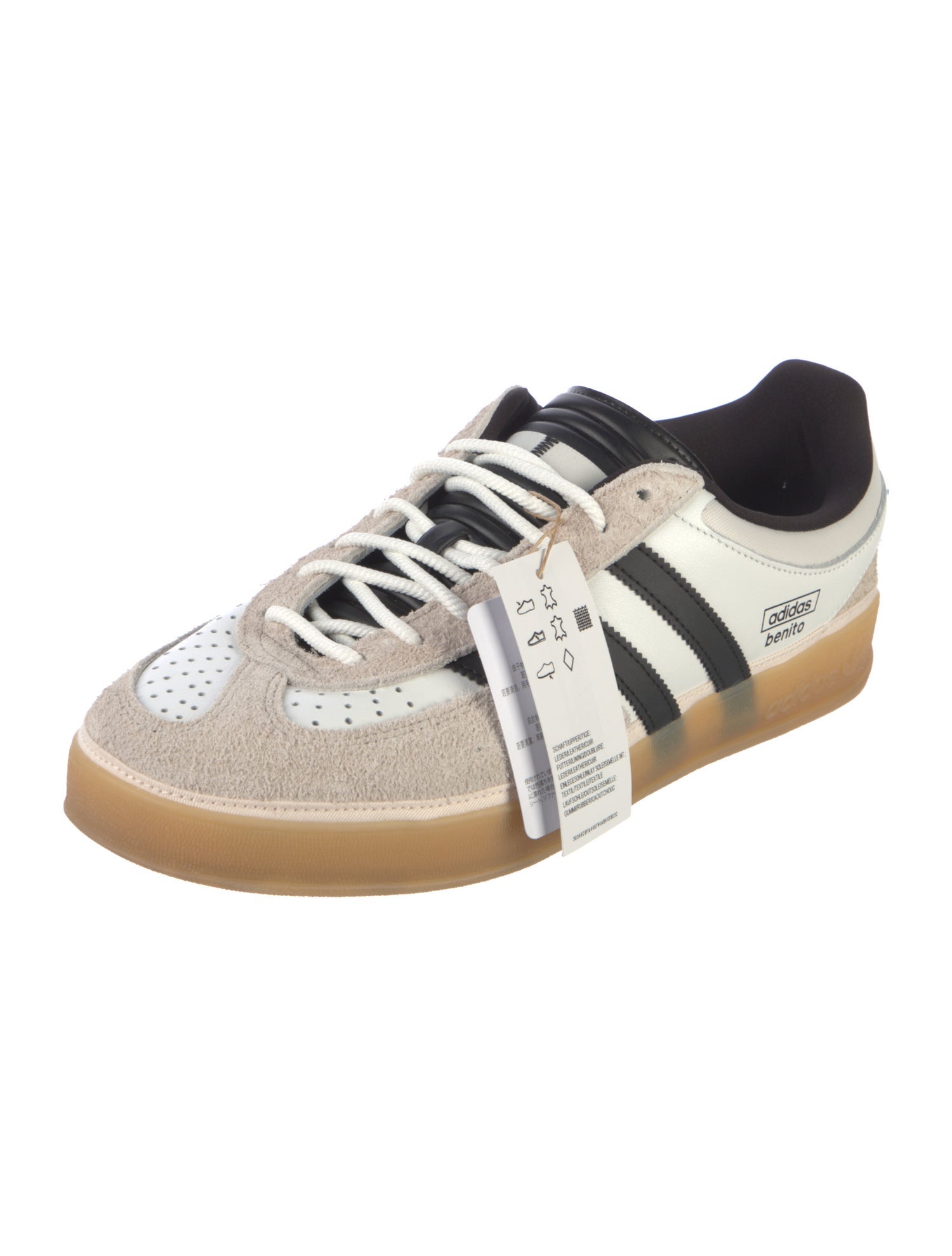 Adidas x Bad Bunny Leather Striped Sneakers