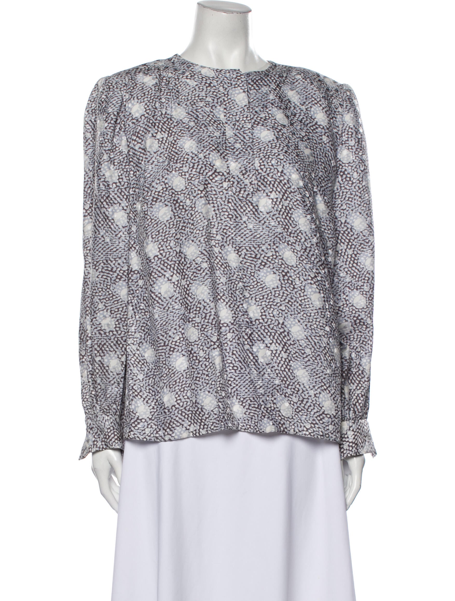 André Laug Vintage Demi-Couture Blouse