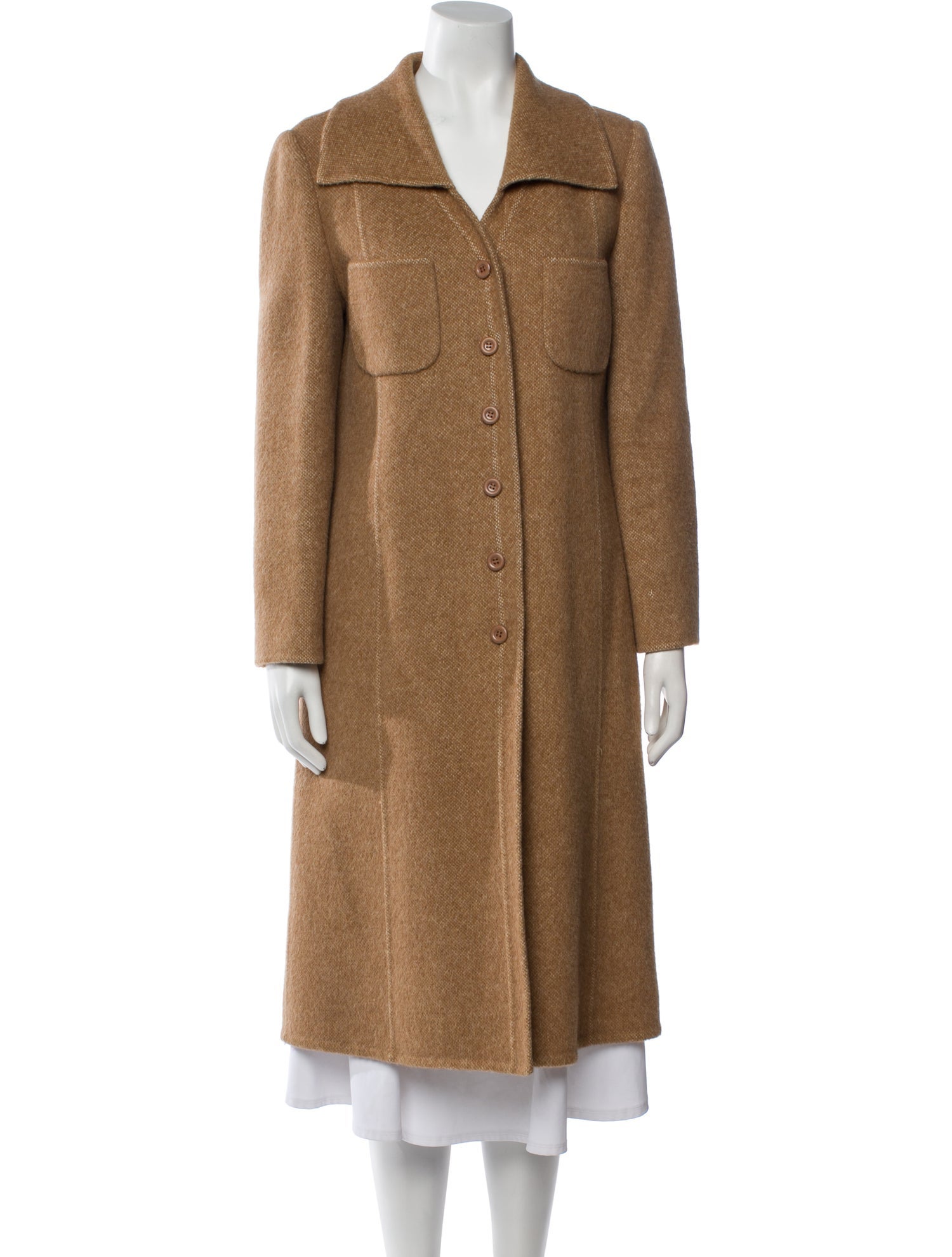 André Laug Vintage 1970's Faux Fur Coat