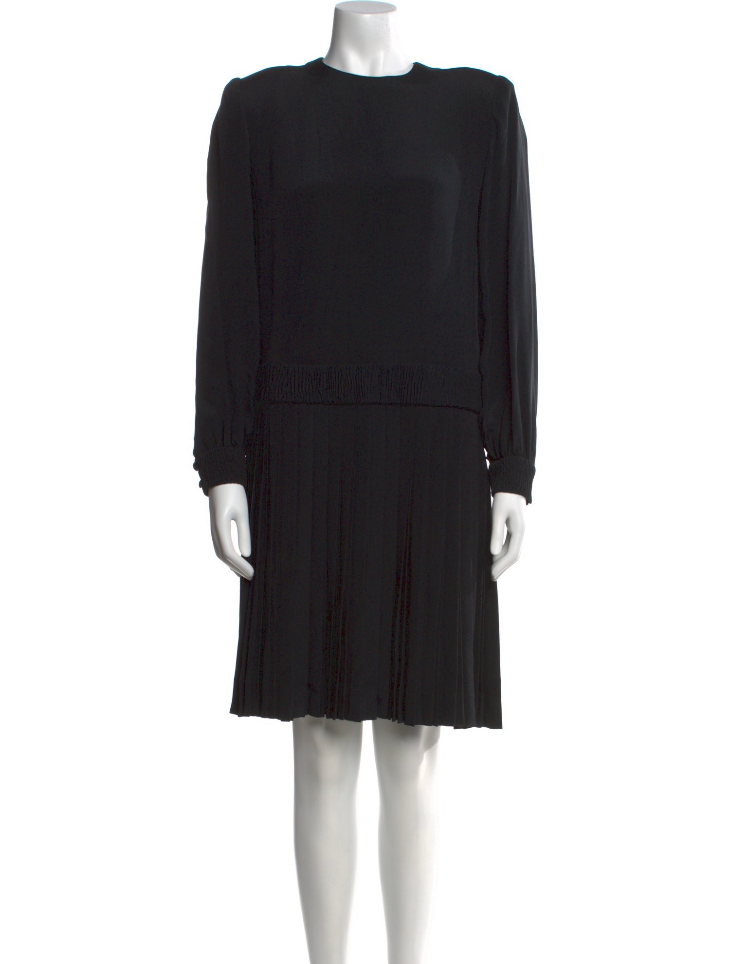 André Laug Silk Knee-Length Dress