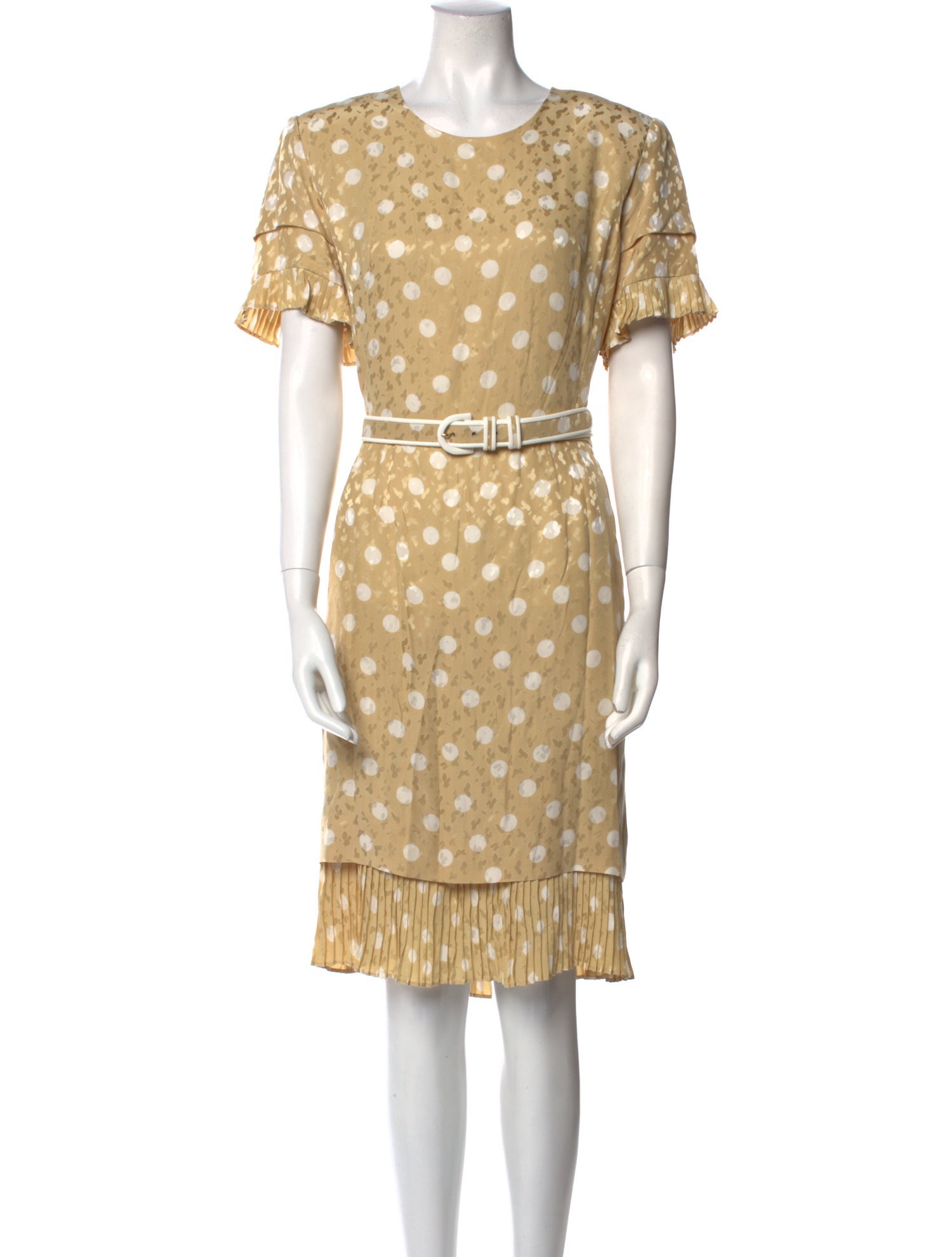 André Laug Silk Midi Length Dress