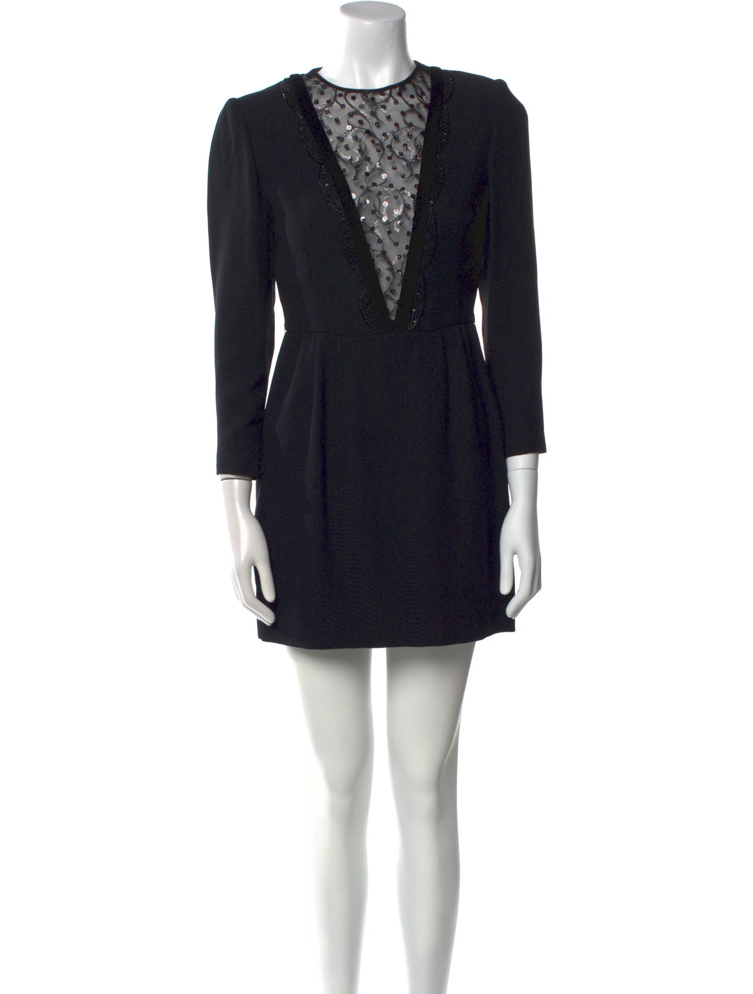 André Laug Wool Mini Dress