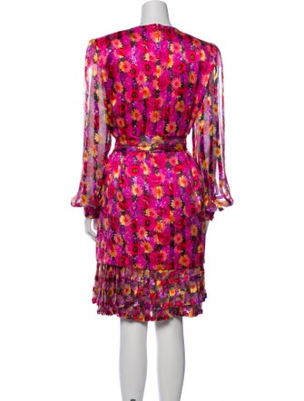 André Laug Silk Midi Length Dress