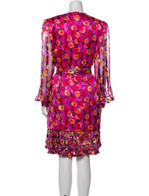 André Laug Silk Midi Length Dress