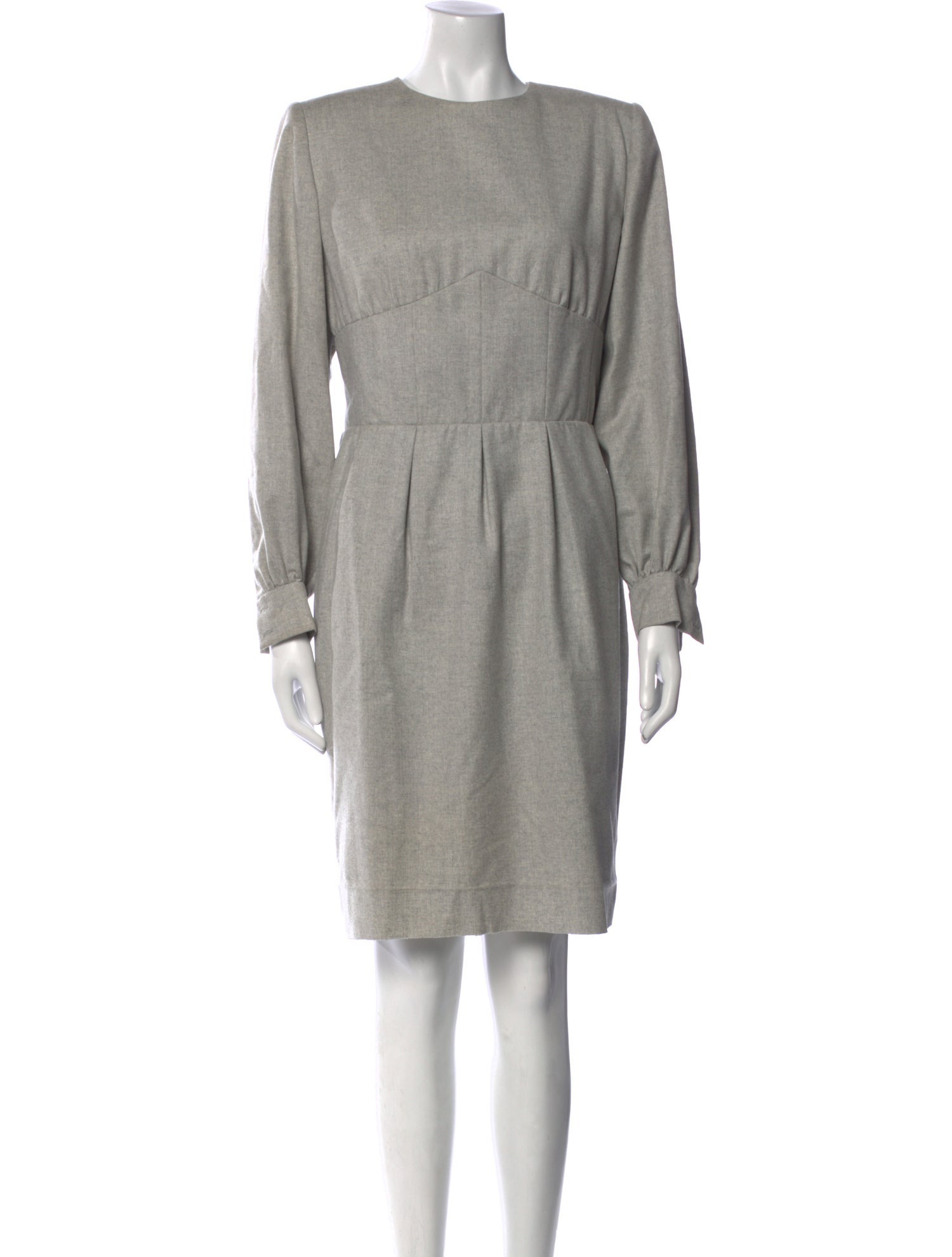André Laug Wool Knee-Length Dress