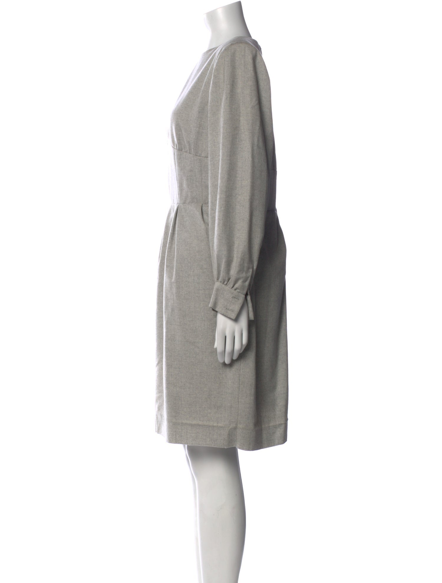 André Laug Wool Knee-Length Dress