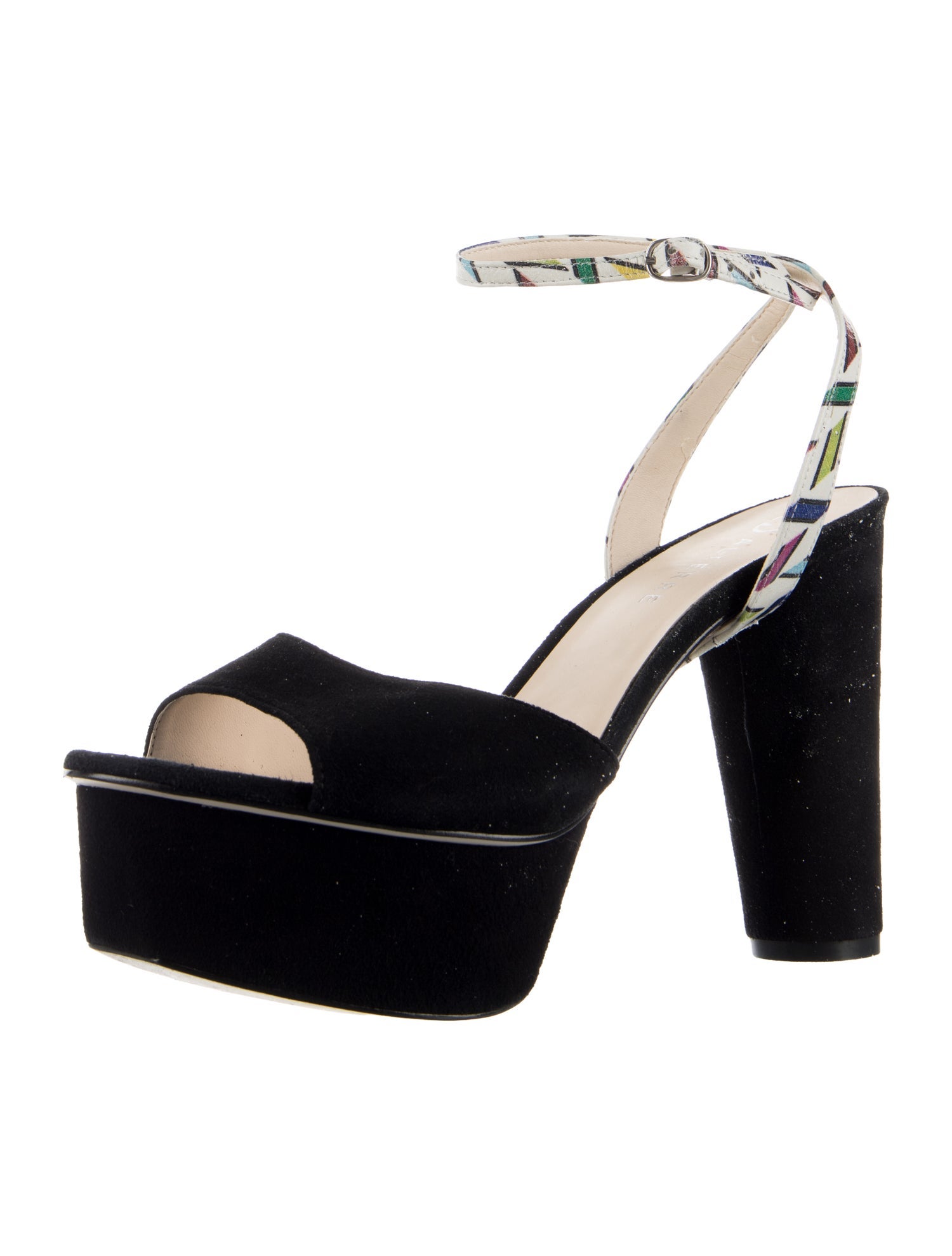 Alterre Suede Printed Pumps