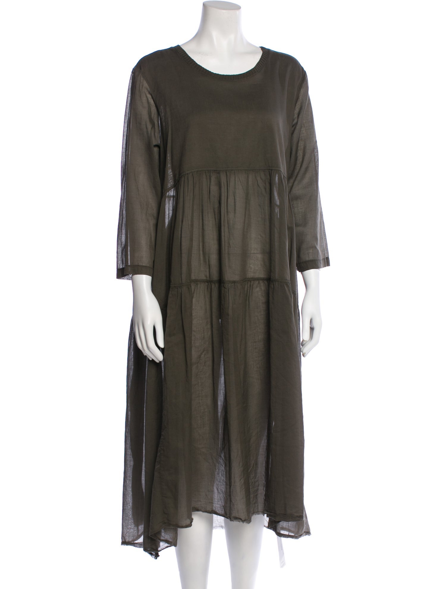 Aequamente Scoop Neck Long Dress w/ Tags