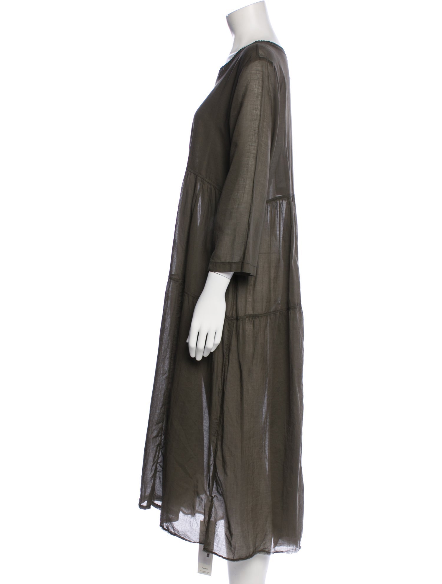 Aequamente Scoop Neck Long Dress w/ Tags