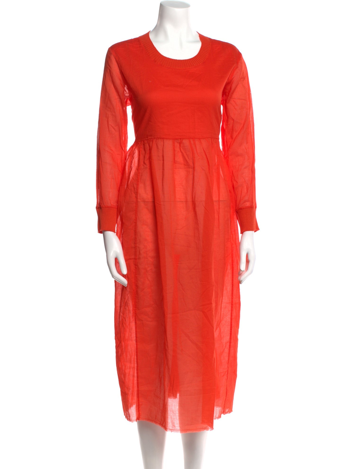 Aequamente Scoop Neck Midi Length Dress w/ Tags