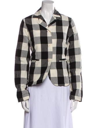 Aequamente Plaid Print Blazer