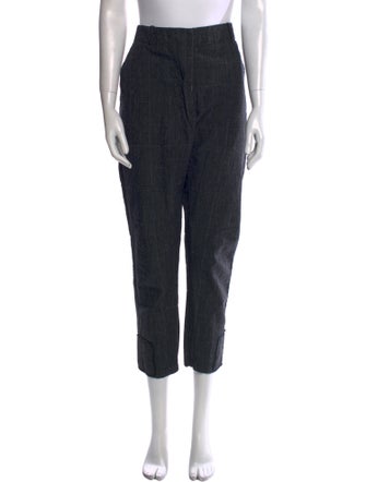 Aequamente Plaid Print Straight Leg Pants