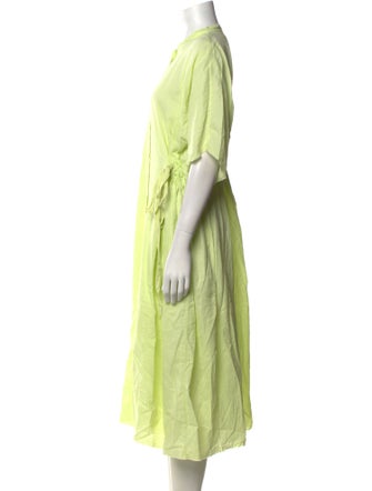 Aequamente Mock Neck Midi Length Dress