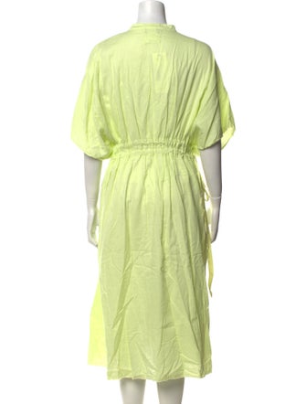 Aequamente Mock Neck Midi Length Dress