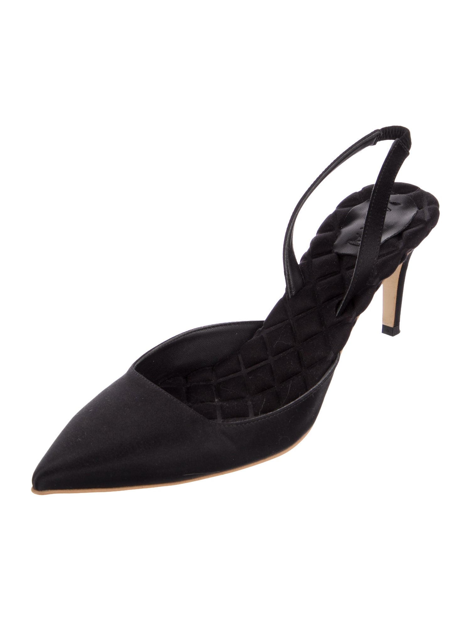 Aera Satin Slingback Pumps