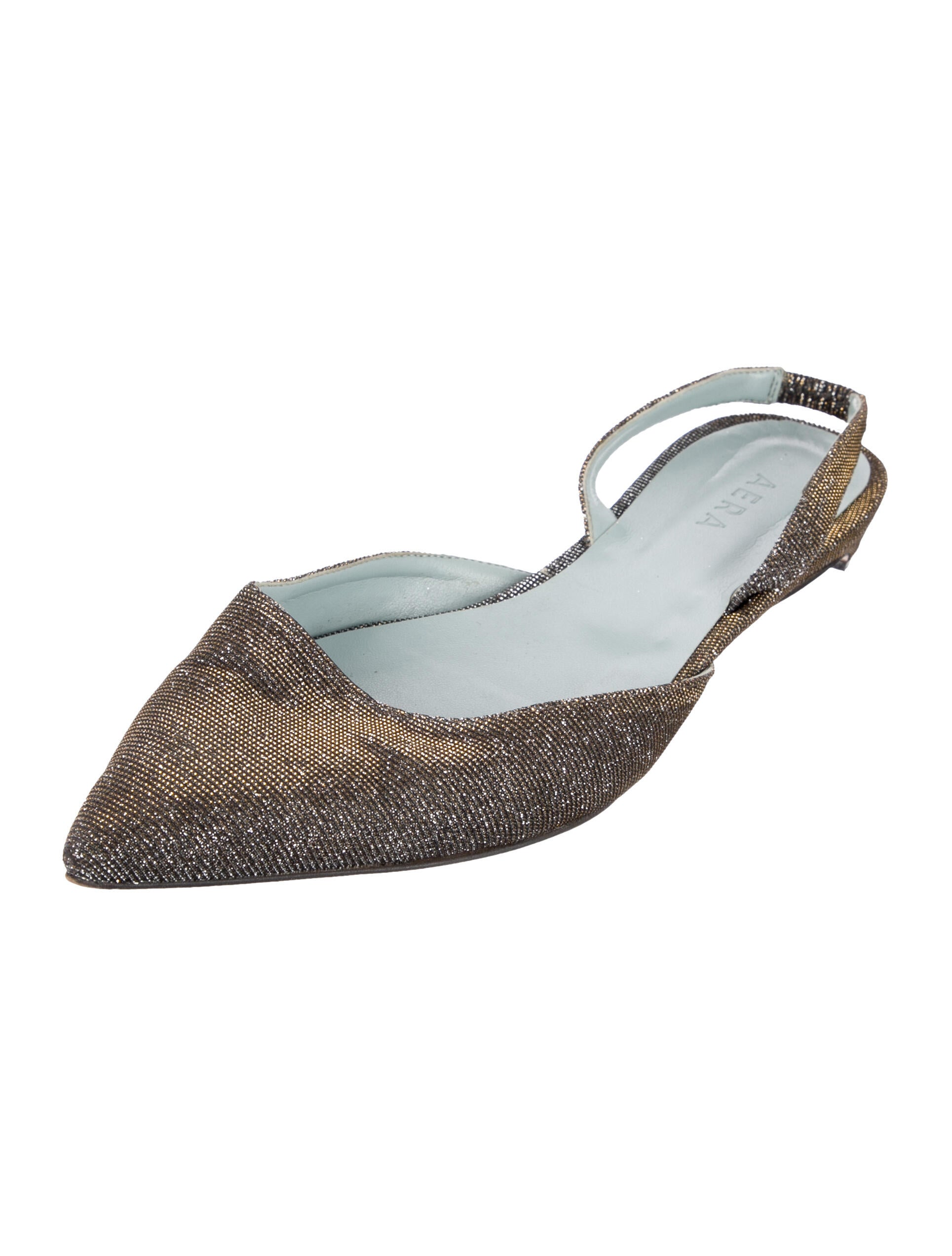 Aera Glitter Slingback Flats