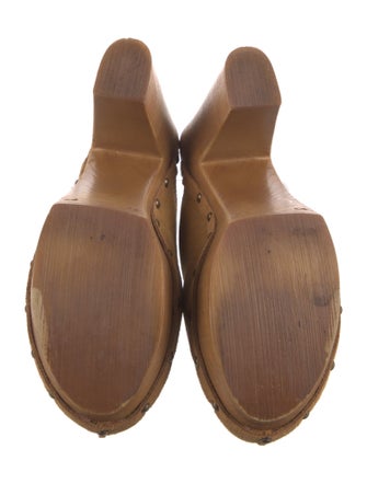 Penelope Chilvers Suede Studded Accents Mules