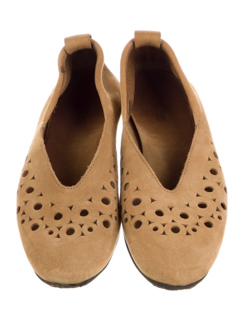 Arche Suede Lasercut Accents Ballet Flats