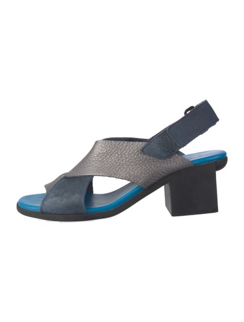 Arche Leather Printed Slingback Sandals