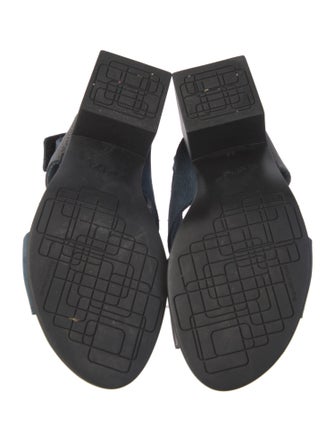 Arche Leather Printed Slingback Sandals