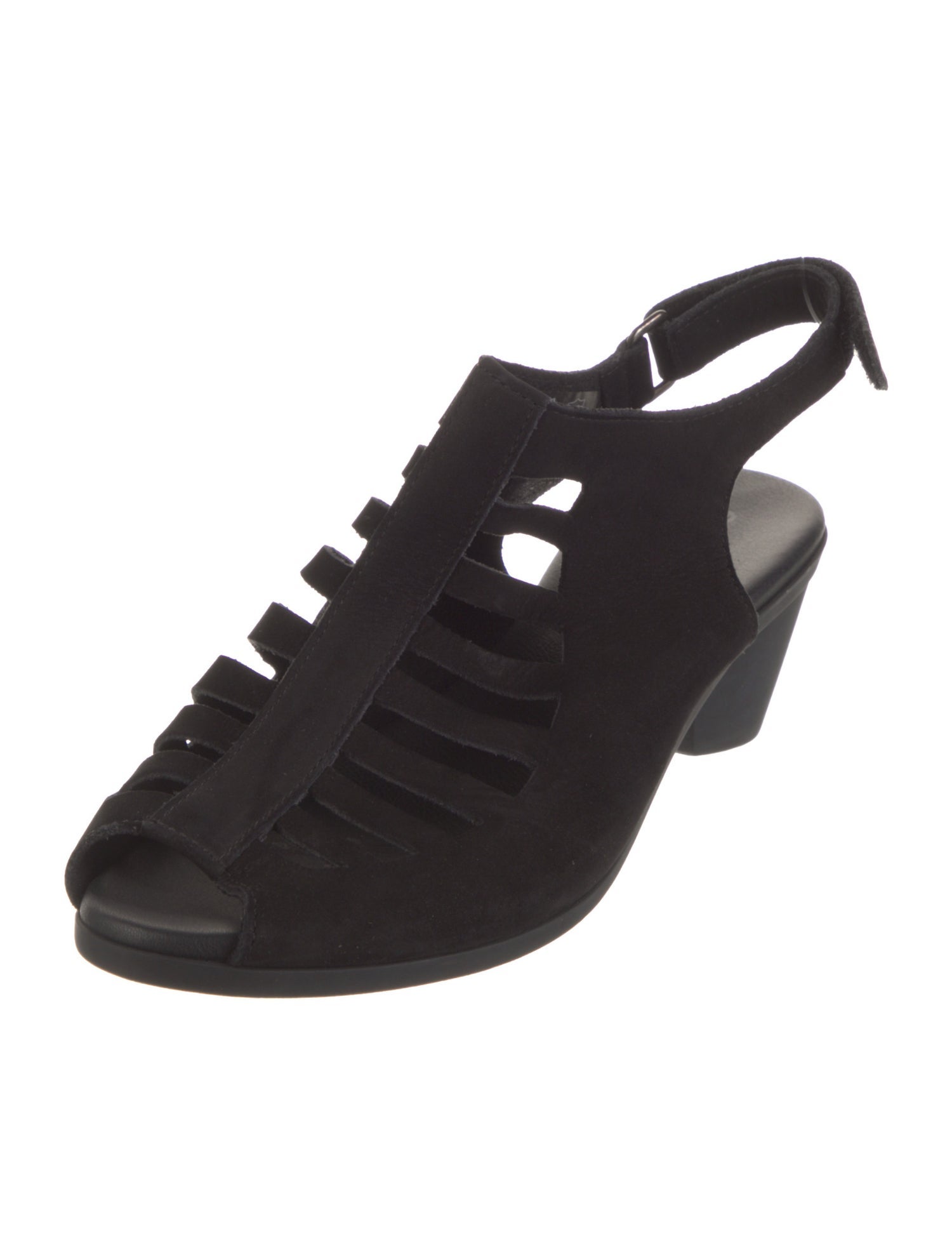 Arche Suede Cutout Accent Slingback Sandals