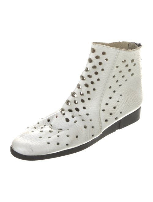 Arche Leather Cutout Accent Boots