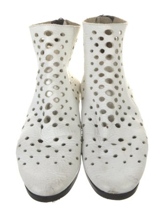 Arche Leather Cutout Accent Boots