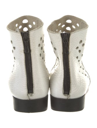 Arche Leather Cutout Accent Boots