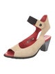 Arche Suede Colorblock Pattern Sandals