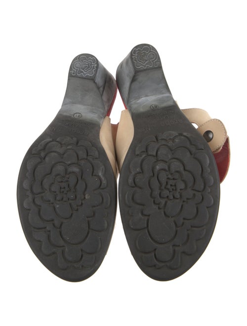 Arche Suede Colorblock Pattern Sandals