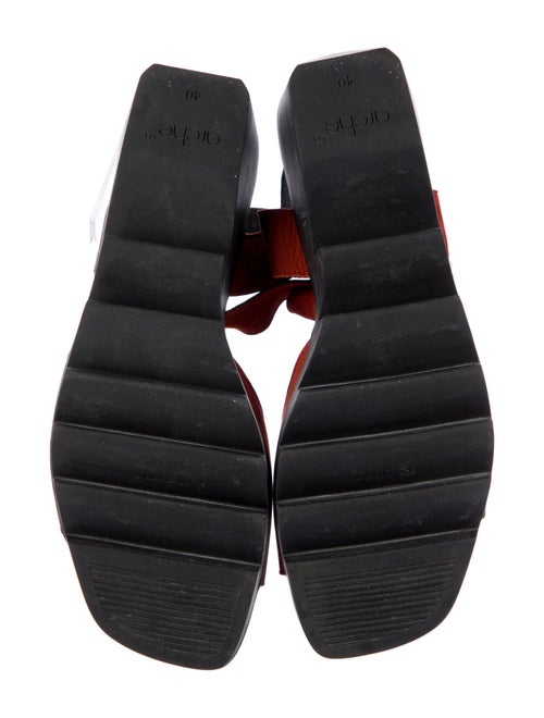 Arche Suede Colorblock Pattern Sandals