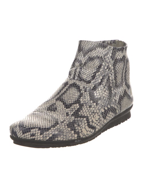 Arche Snakeskin Animal Print Boots