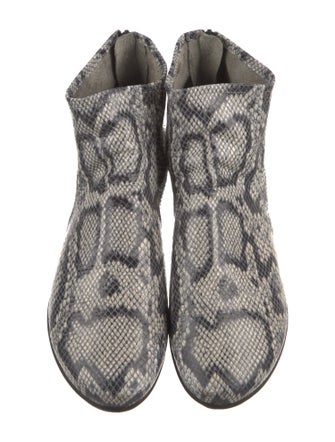 Arche Snakeskin Animal Print Boots