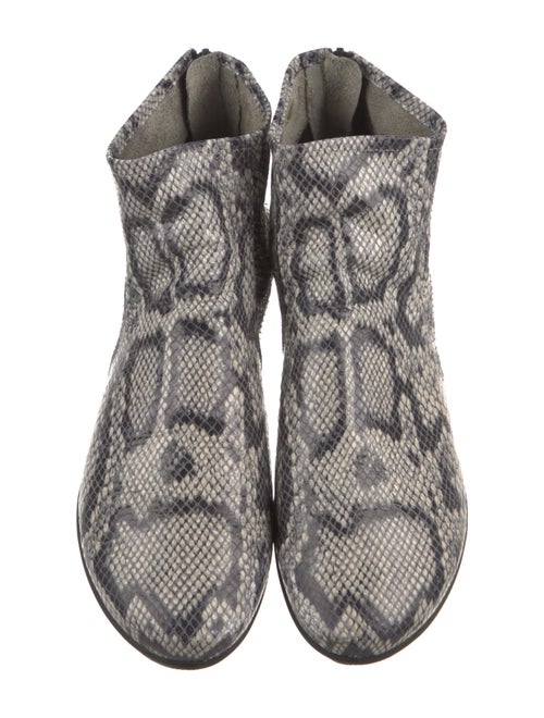 Arche Snakeskin Animal Print Boots