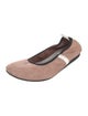 Arche Suede Colorblock Pattern Ballet Flats