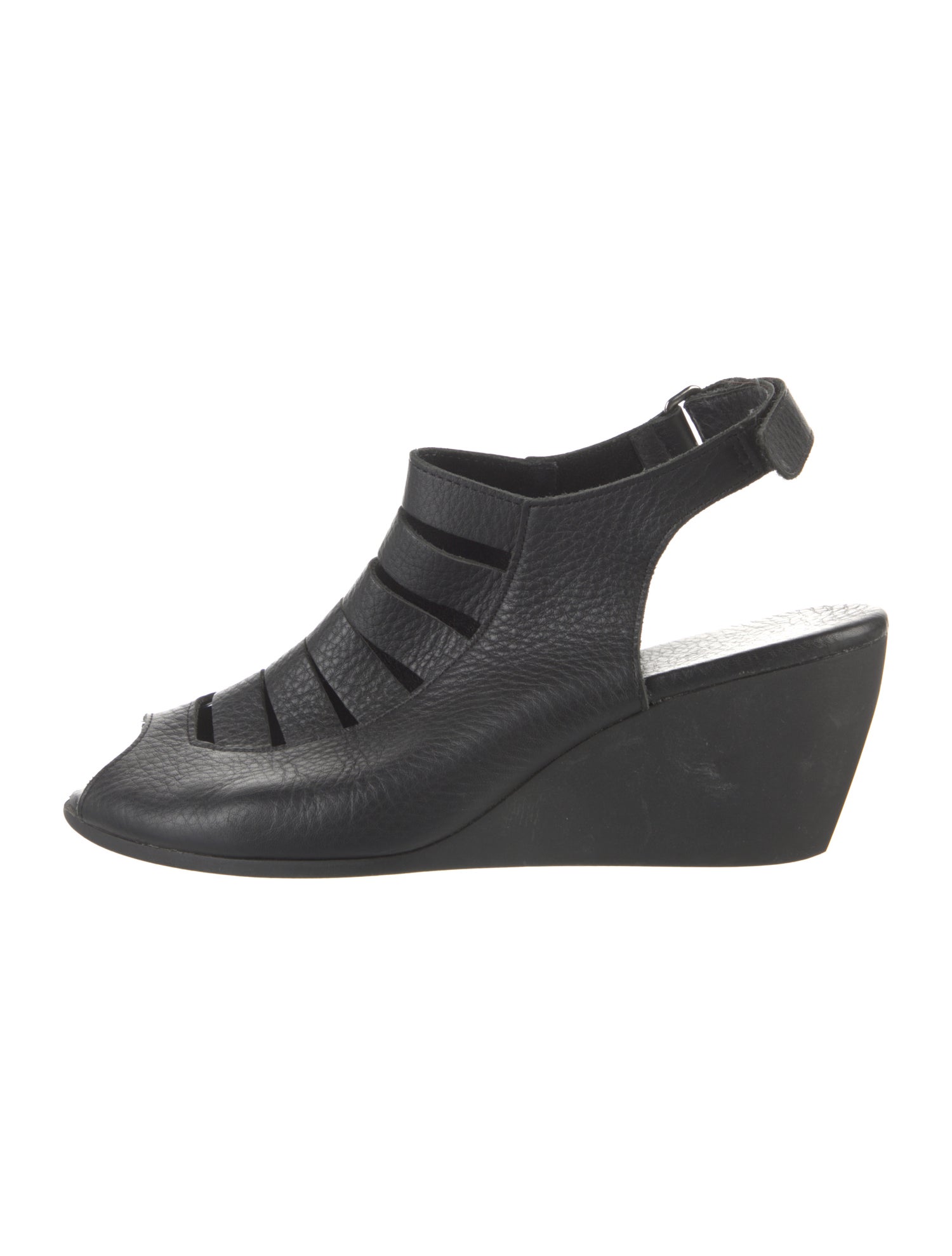 Arche Leather Cutout Accent Slingback Sandals