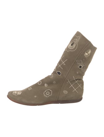 Arche Suede Printed Boots