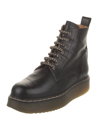 Cotélac Leather Combat Boots